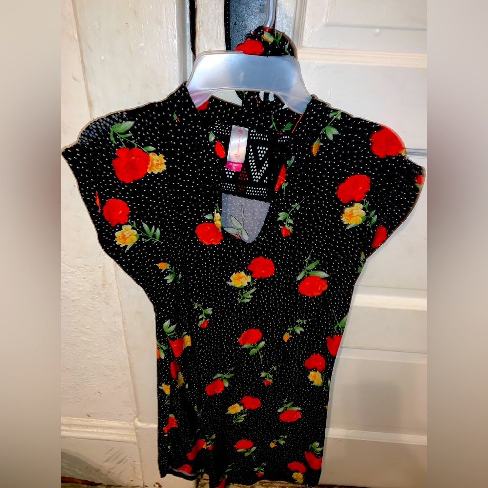 Black Floral Dress